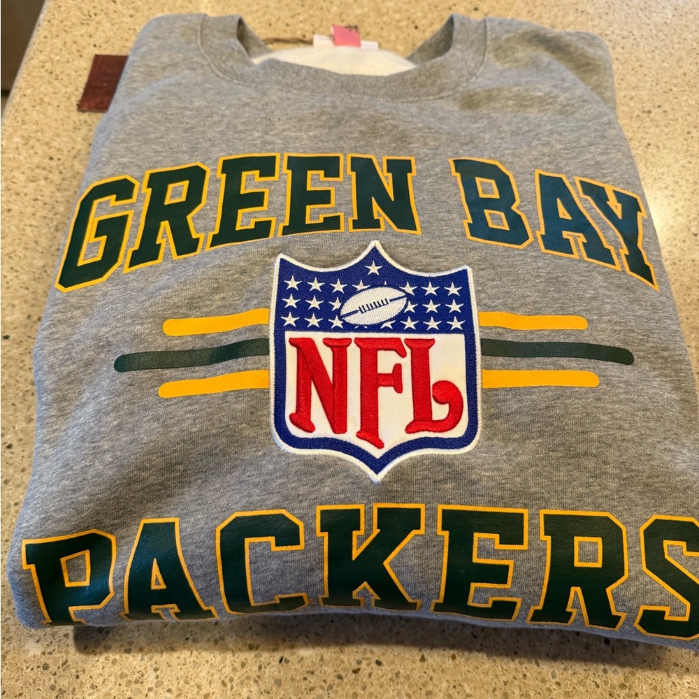 Mitchell& Ness Mens Heather Green Bay Packers Vintage Logo All over 4.0 Size 5X